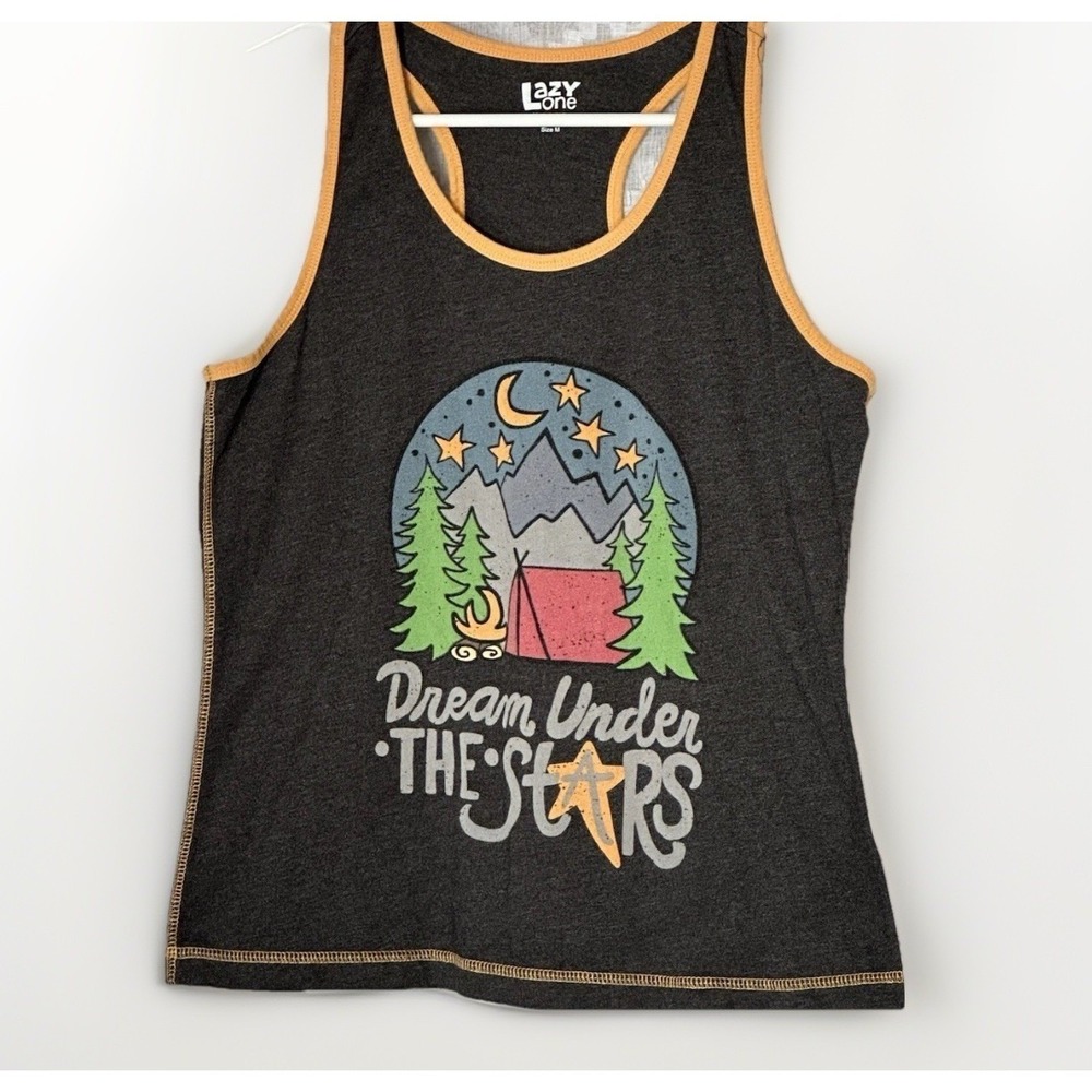 Lazy One Dream Under The Stars Night‎ Tank Top Pajama Sleepwear Womens M